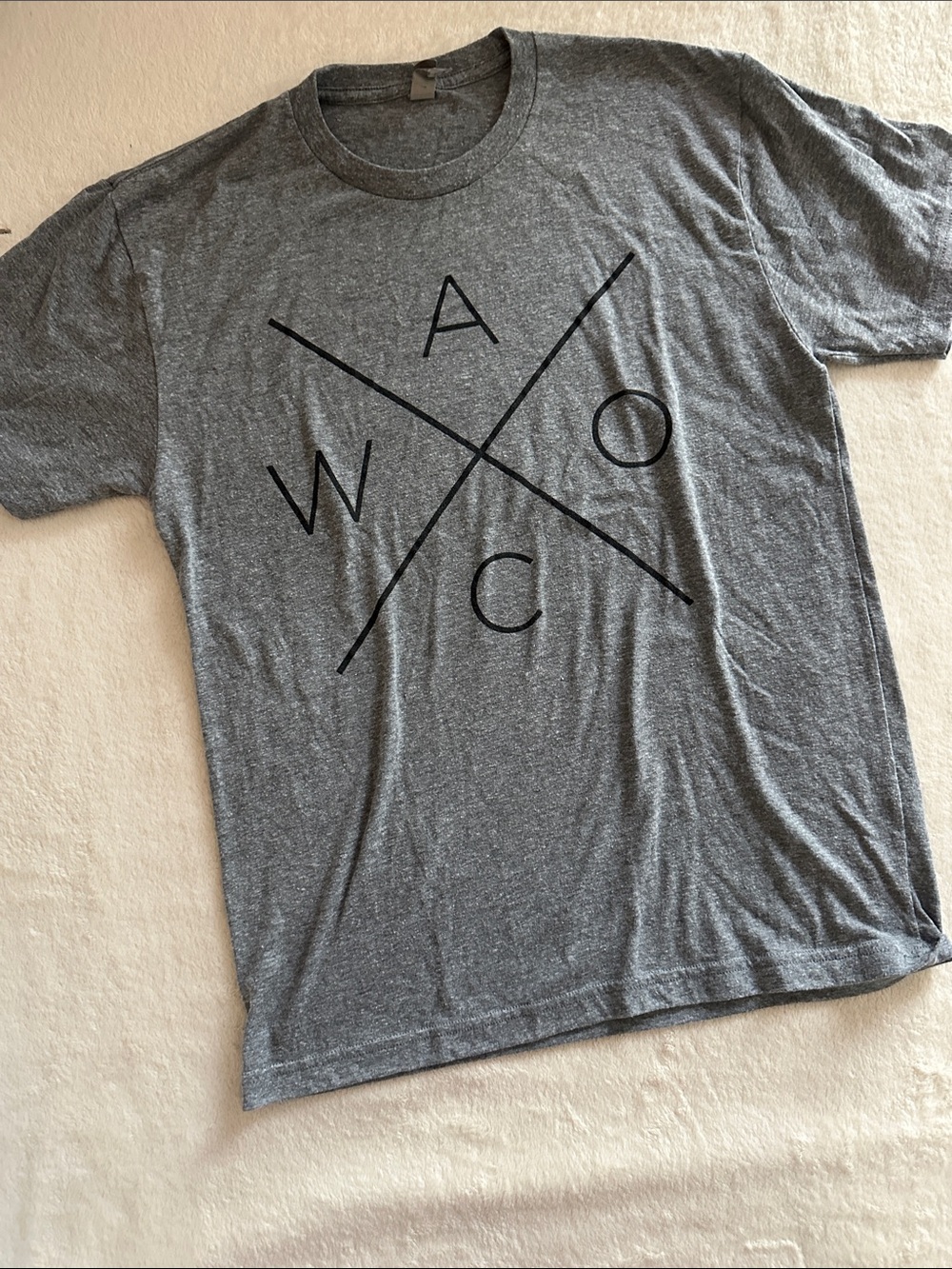 Next Level Apparel Joanna Gaines Women's Heather Gray Waco Short Sleeve Tee